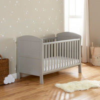 Thumbnail for Babymore Aston Dropside Cot Bed Grey