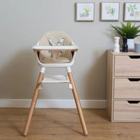 Thumbnail for Clair de Lune 6 in 1 High Chair Beige/Natural