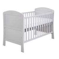 Thumbnail for Babymore Aston Dropside Cot Bed Grey