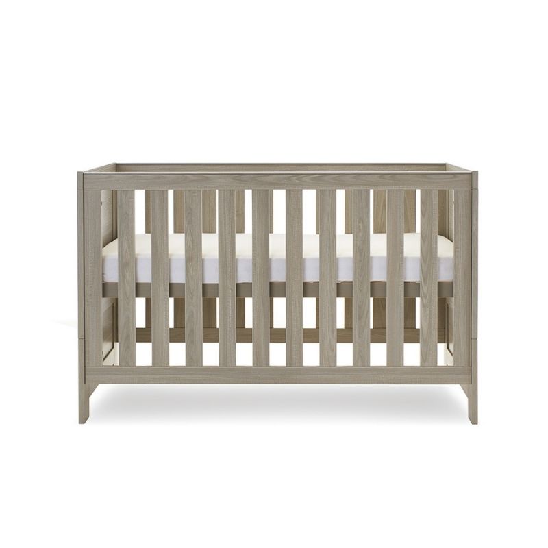 Obaby Nika Cot Bed Grey Wash