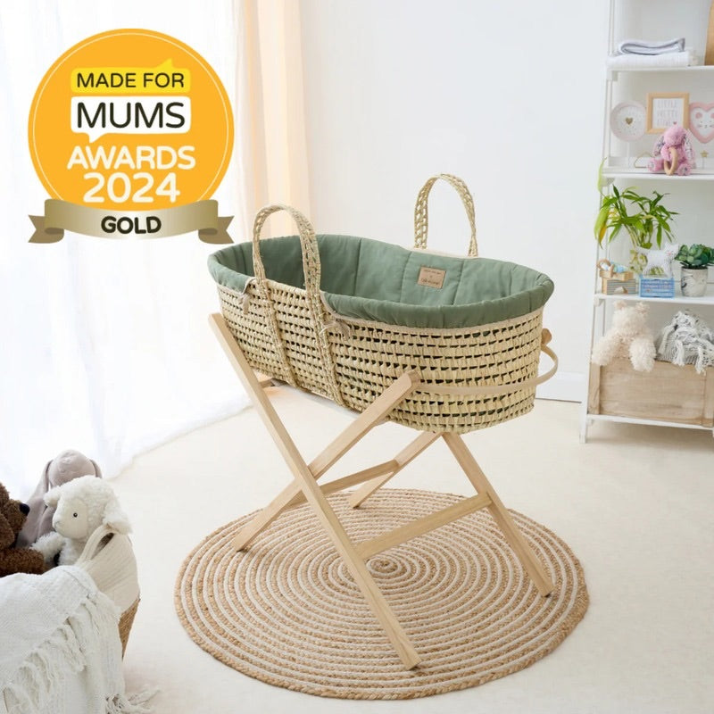 Clair De Lune Organic Palm Moses Basket