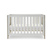 Thumbnail for Obaby Nika Cot Bed Grey Wash & White