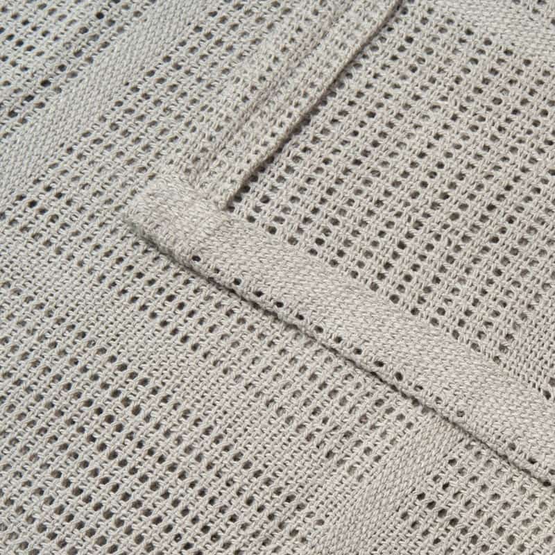 Clair de Lune Cellular Blanket - Grey Pram Size 90 x 70cm