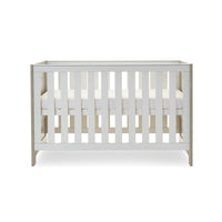 Thumbnail for Obaby Nika Cot Bed Grey Wash & White