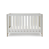 Thumbnail for Obaby Nika Cot Bed Grey Wash & White