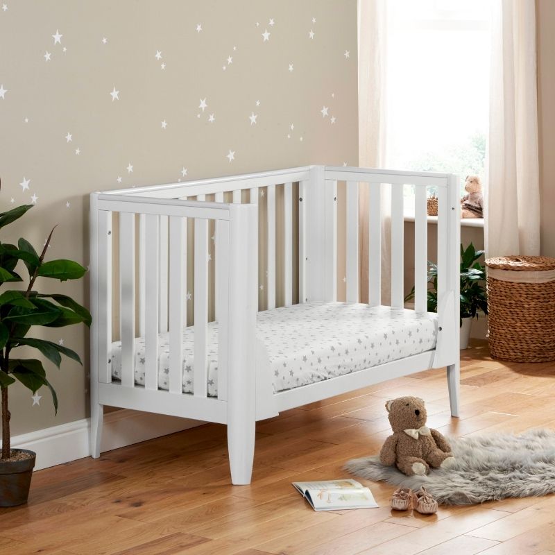 Babymore Iris Cot Bed White