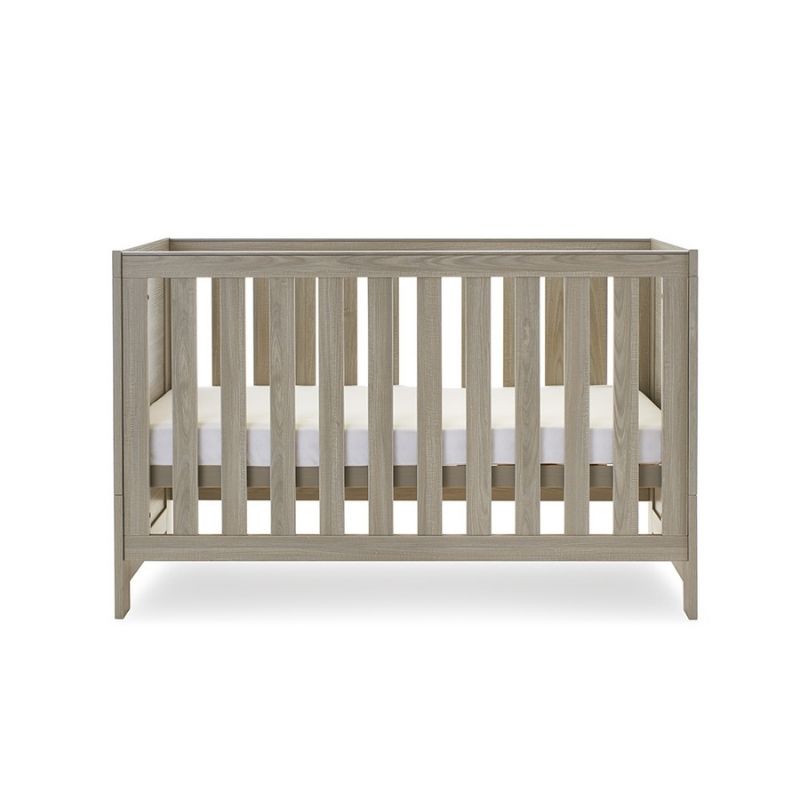 Obaby Nika Cot Bed Grey Wash