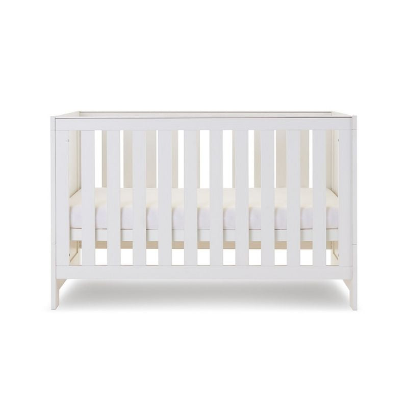 Obaby Nika Cot Bed White Wash