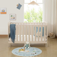 Thumbnail for Babymore Caro Urban Cot Bed Cashmere