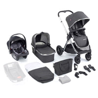 Thumbnail for Babymore Memore V2 Travel System Coco Car Seat Chrome