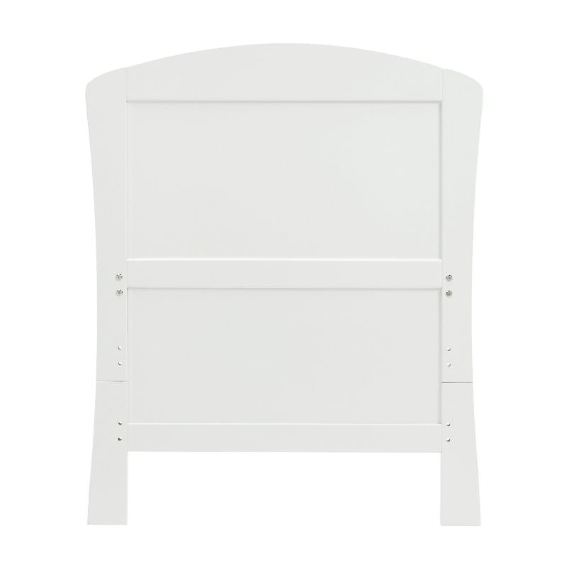 Babymore Aston Dropside Cot Bed White