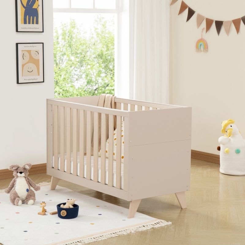 Babymore Mini Dante Cot Bed Cashmere