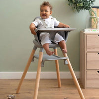 Thumbnail for Clair de Lune 6 in 1 High Chair Grey/Natural