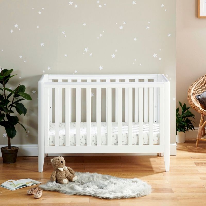 Babymore Iris Cot Bed White