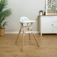 Thumbnail for Clair de Lune 6 in 1 High Chair White/Natural