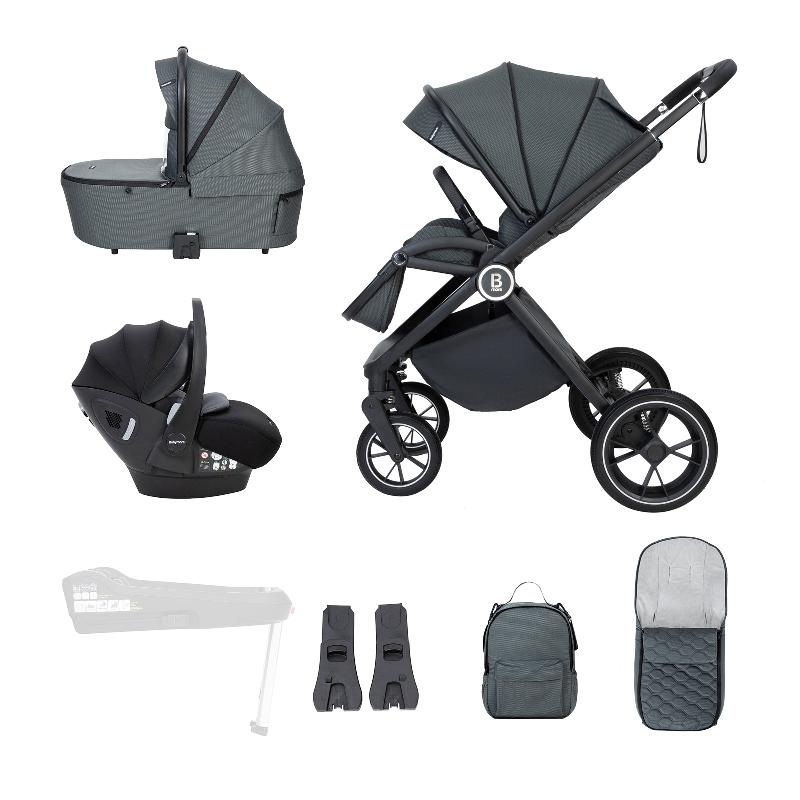 Babymore Kai Travel System Pecan Car Seat Forest Grey