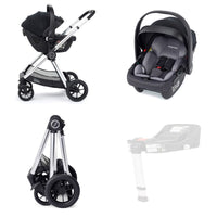 Thumbnail for Babymore Memore V2 Travel System Coco Car Seat Chrome