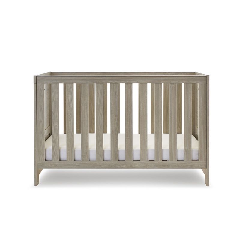 Obaby Nika Cot Bed Grey Wash