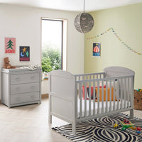 Thumbnail for Babymore Aston 2 Piece Nursery Room Set Grey