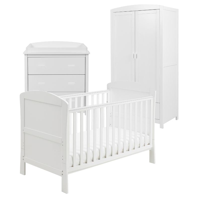 Babymore Aston 3 Piece Set White