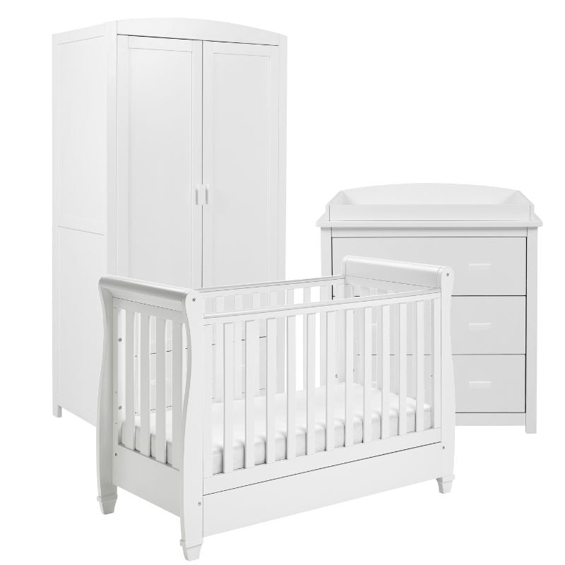 Babymore Eva 3 Piece Room Set White