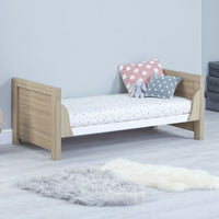 Thumbnail for Babymore Luno Cot Bed Oak White