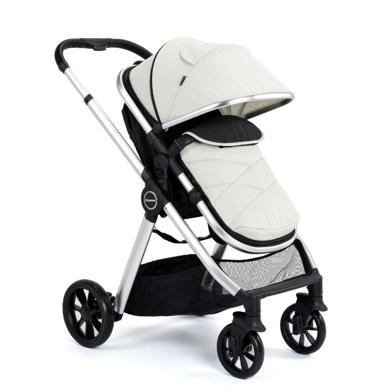 Babymore Mimi Pram & Pushchair Silver