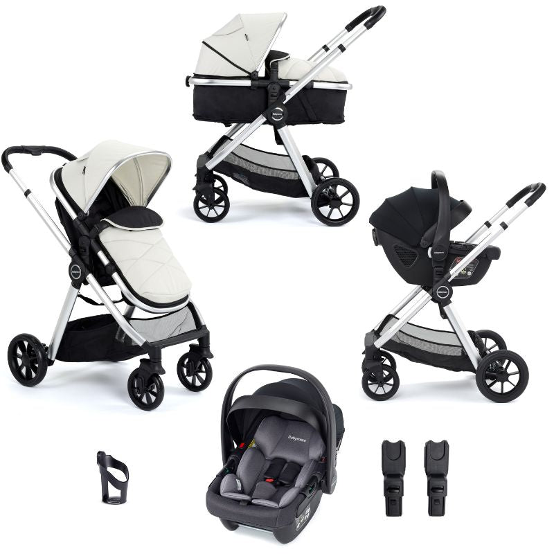 Babymore Mimi Travel System Coco i-Size Car Seat Silver