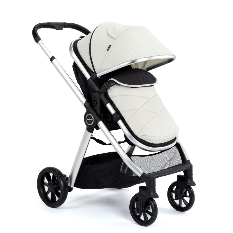 Babymore Mimi Travel System Coco i-Size Car Seat Silver