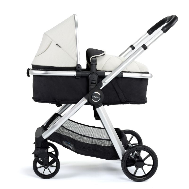 Babymore Mimi Travel System Coco i-Size Car Seat Silver