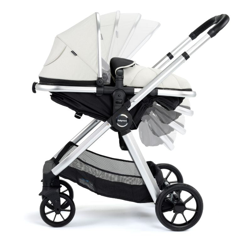 Babymore Mimi Travel System Coco i-Size Car Seat Silver