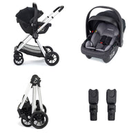 Thumbnail for Babymore Mimi Travel System Coco i-Size Car Seat Silver