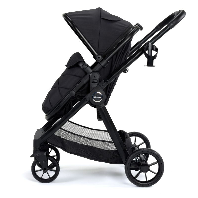 Babymore Mimi Travel System Pecan i-Size Car Seat Black