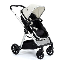 Thumbnail for Babymore Mimi Travel System Pecan i-Size Car Seat with Isofix Base Silver