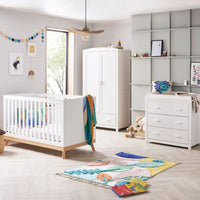 Thumbnail for Babymore Mona 3 Piece Nursery Room Set White