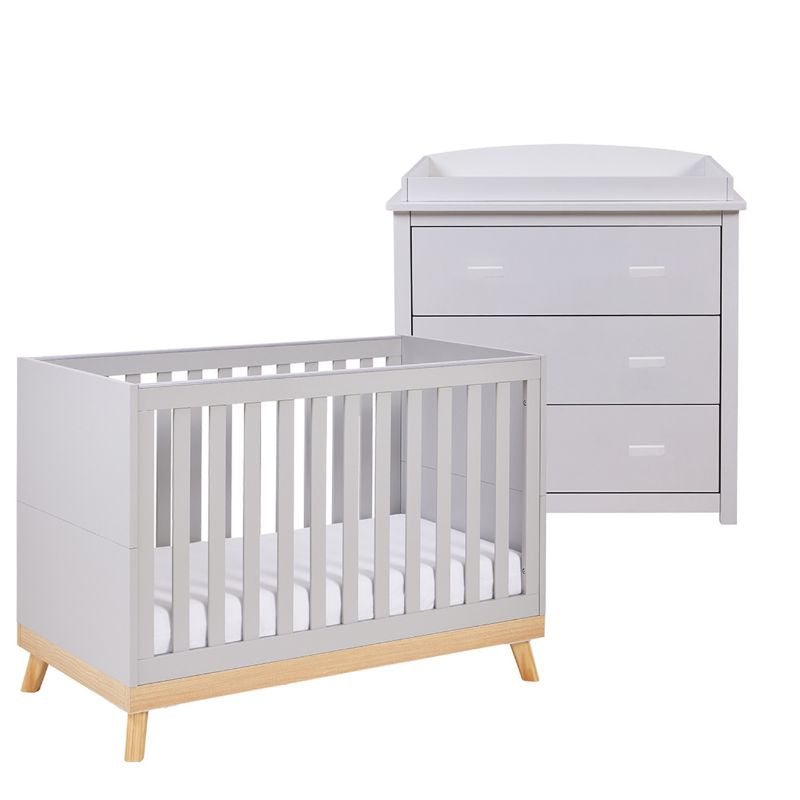 Babymore Mona Mini 2 Piece Room Set Grey