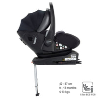 Thumbnail for Babymore Pecan i-Size Baby Car Seat with Isofix Base