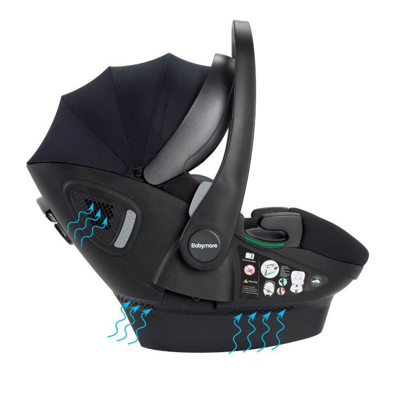 Babymore Pecan i-Size Baby Car Seat with Isofix Base