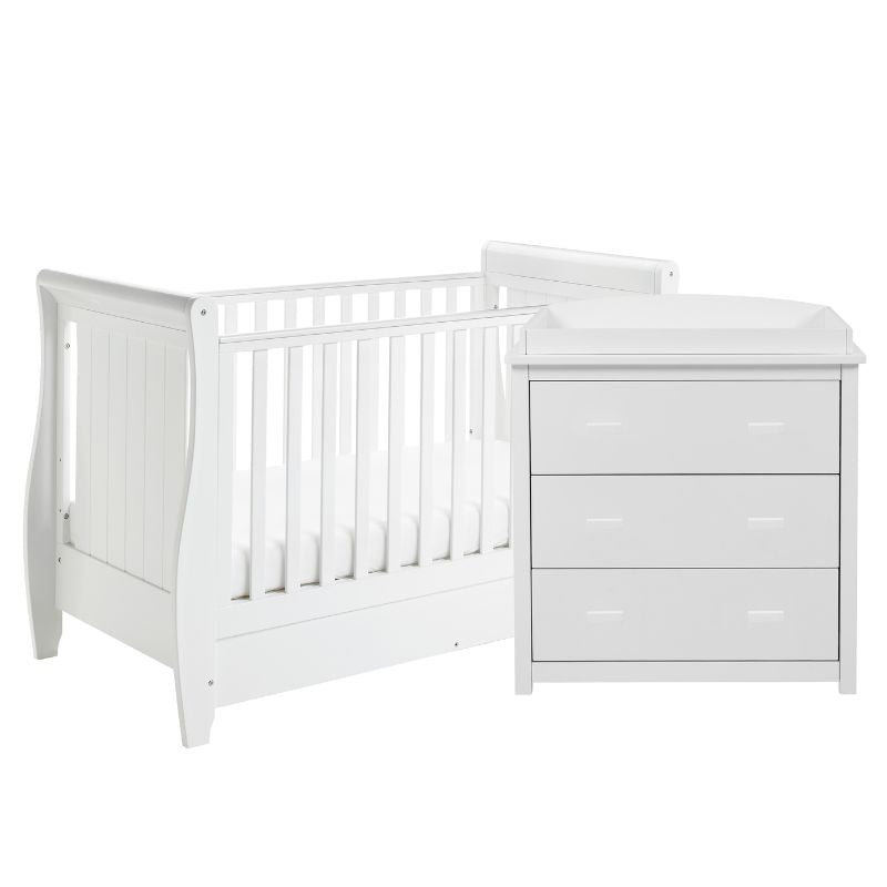 Babymore Stella 2 Piece Room Set White