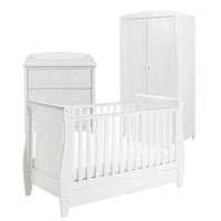 Thumbnail for Babymore Stella 3 Piece Room Set White