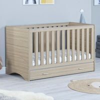 Thumbnail for Babymore Veni 3 Piece Set Oak + Under Drawer