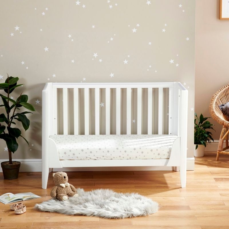 Babymore Iris Cot Bed White