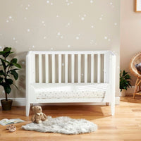 Thumbnail for Babymore Iris Cot Bed White