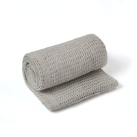 Thumbnail for Clair de Lune Cellular Blanket - Grey Pram Size 90 x 70cm 