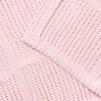 Thumbnail for Clair de Lune Cellular Blanket - Pink Cot Size 100 x 150cm