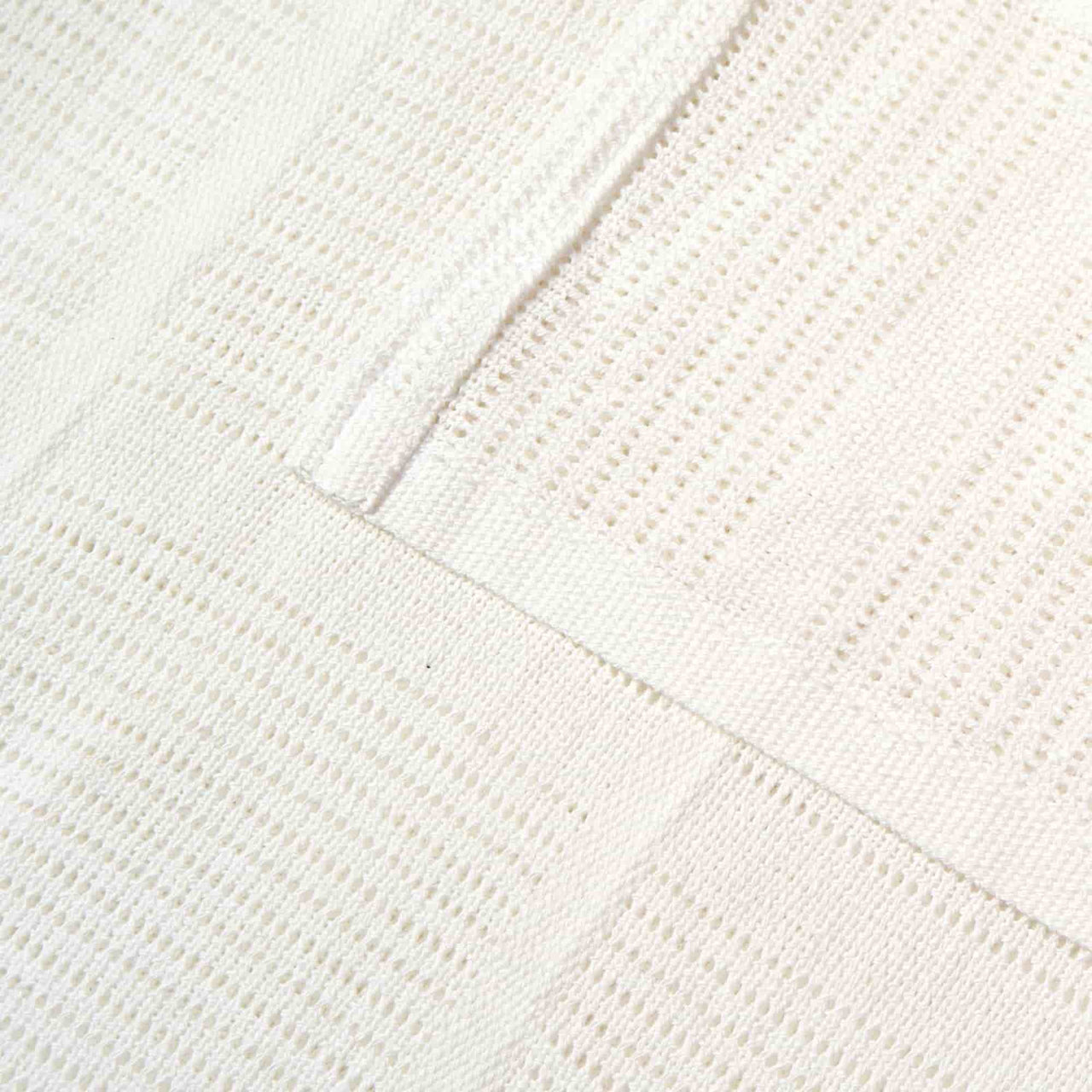 Clair de Lune Cellular Blanket - White Pram Size 90 x 70cm