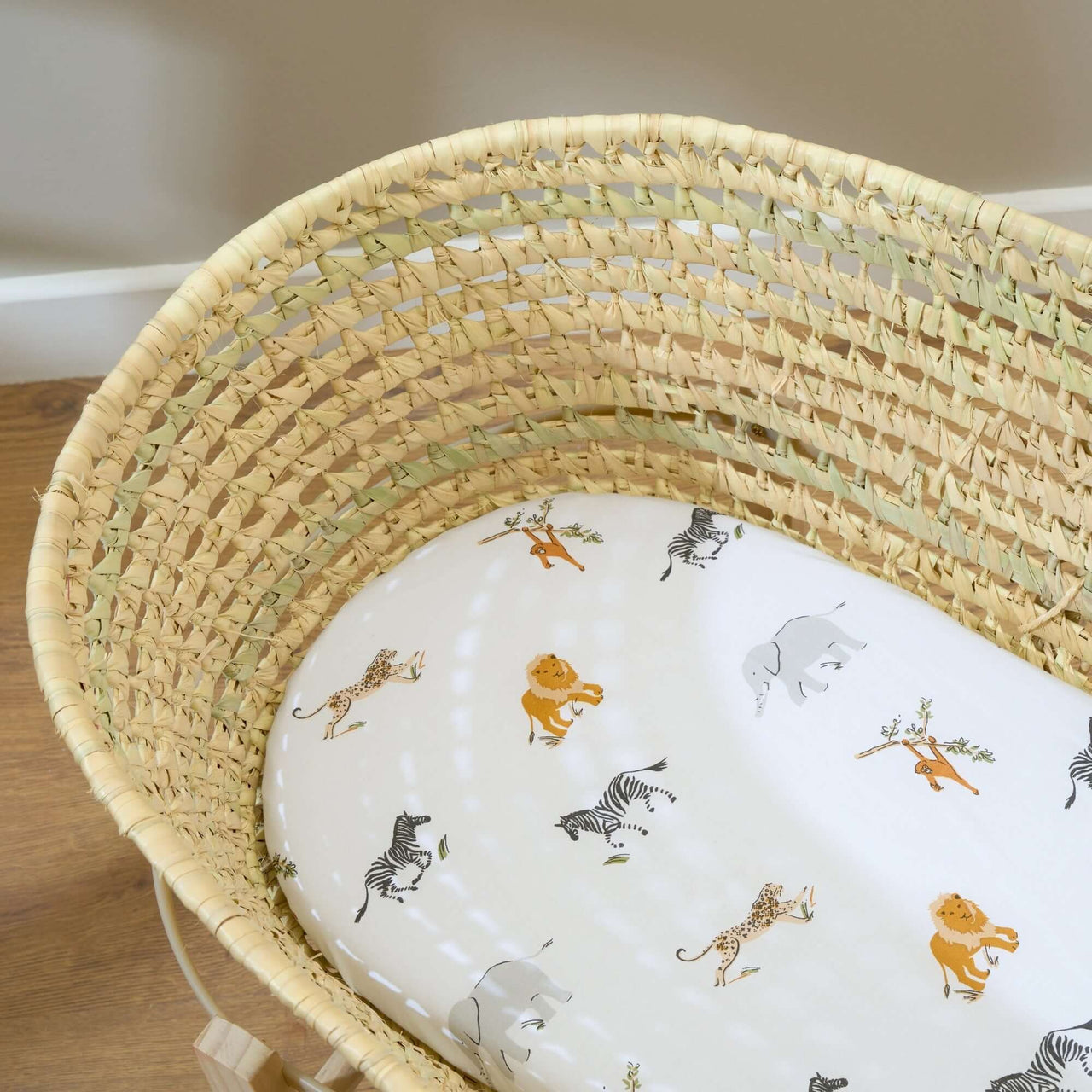 Clair de Lune Jungle Dreams 2 Pack Moses Basket Sheets
