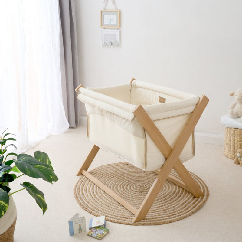 Folding Crib Cream