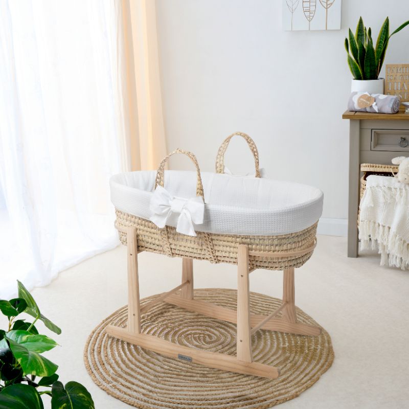 Clair de Lune Chelsea Moses Basket White