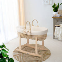 Thumbnail for Clair de Lune Chelsea Moses Basket Cream